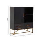 Black Mango Wood Cabinet | Kochi