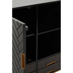 Black Mango Wood Cabinet | Kochi