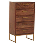 Mango Wood Chest of 5 Drawers | Gaya