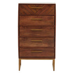 Mango Wood Chest of 5 Drawers | Gaya