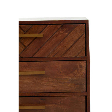 Mango Wood Chest of 5 Drawers | Gaya