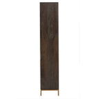 Grey Finish Mango Wood Tall Cabinet | Patna