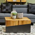 Square Coffee Table with Black Finish | Gabor