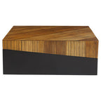 Large Square Coffee Table with Black Finish | Gabor