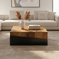 Large Square Coffee Table with Black Finish | Gabor