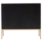 Black and Gold Two Door Sideboard | Davoli