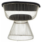 Black Velvet and Silver Frame Chair | Vogue