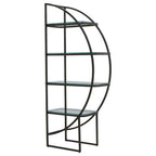 Right Half Moon Black Shelf Unit | Vogue