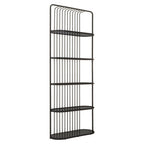 Five Tier Black Shelf Unit | Vogue