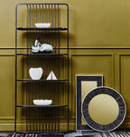 Five Tier Black Shelf Unit | Vogue