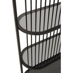 Five Tier Black Shelf Unit | Vogue