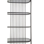 Five Tier Black Shelf Unit | Vogue
