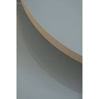 Set of 3 Grey Enamel Top Nesting Side Tables with Gold Finish X-Base Legs | Corra