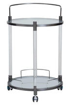 Round 2 Tier Drinks Trolley | Oria