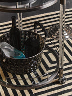Round 2 Tier Drinks Trolley | Oria