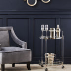 Round 2 Tier Drinks Trolley | Oria