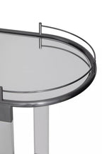 Drinks Trolley in Metallic Frame | Oria