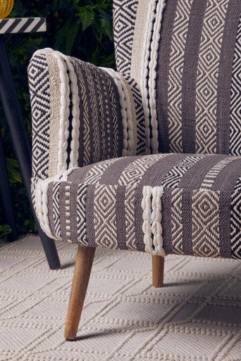 Grey and White Chair | Cefena