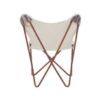 Grey and White Butterfly Chair | Cefena