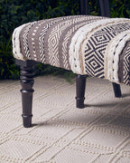 Grey and White Bench | Cefena