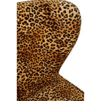 Leopard Print Velvet Chair | Cefena