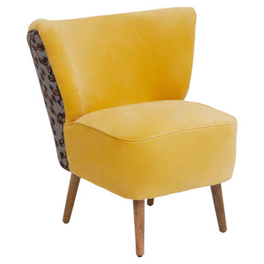 Yellow Print Chair | Cefena