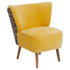 Yellow Print Chair | Cefena