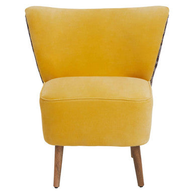 Yellow Print Chair | Cefena