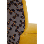 Yellow Print Chair | Cefena