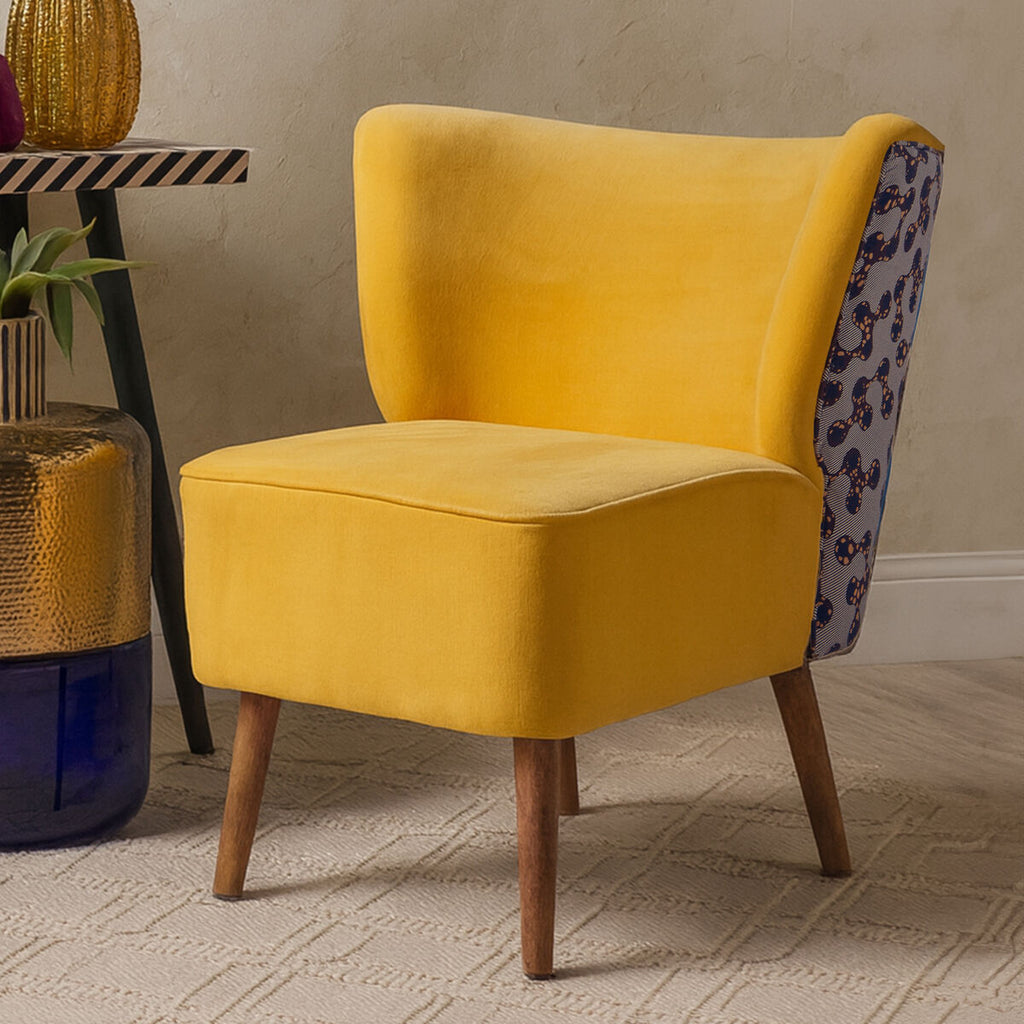 Yellow Print Chair | Cefena