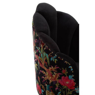 Peacock Design Scalloped Chair | Cefena
