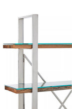 Natural Wood Four Tier Shelf Unit | Kerala