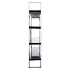 Black Wood Four Tier Shelf Unit | Kerala