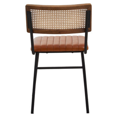 Buffalo Tan Leather Dining Chair