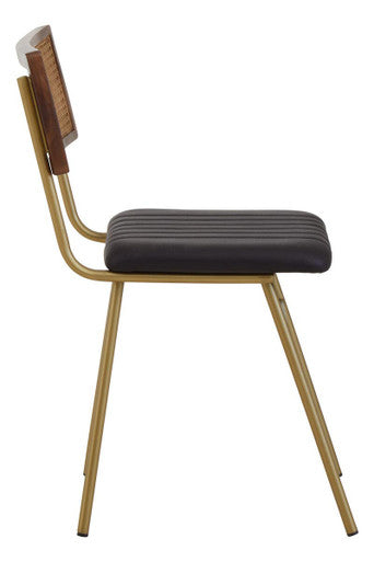 Black Leather Dining Chair | Buffalo