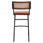 Tan Leather Bar Chair | Buffalo