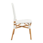 Natural and White Rattan Dining Chair | Manado