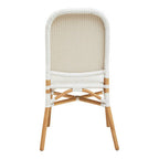 Natural and White Rattan Dining Chair | Manado