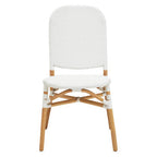 Natural and White Rattan Dining Chair | Manado