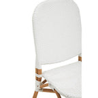 Natural and White Rattan Dining Chair | Manado