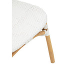 Natural and White Rattan Dining Chair | Manado