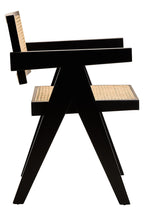 Natural Cane and Black Beech Wood Dining Chair | Cebu