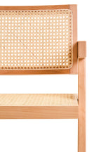 Natural Cane and Beech Wood Dining Chair | Cebu