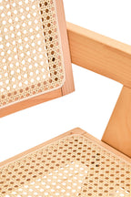 Natural Cane and Beech Wood Dining Chair | Cebu