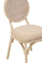 White Wash Elm Wood Dining Chair | Cebu
