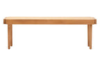 Cebu Natural Cane and Beech Wood Bench
