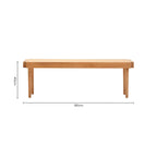 Natural Cane and Beech Wood Bench | Cebu