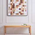 Cebu Natural Cane and Beech Wood Bench