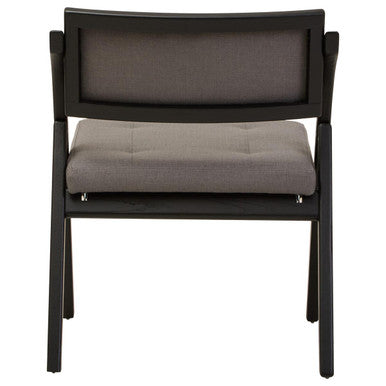 Grey and Black Elm Wood Folding Chair | Cebu