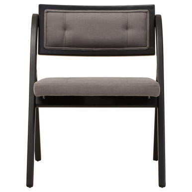 Grey and Black Elm Wood Folding Chair | Cebu